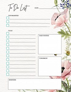 Daily to Do List Planner - Etsy