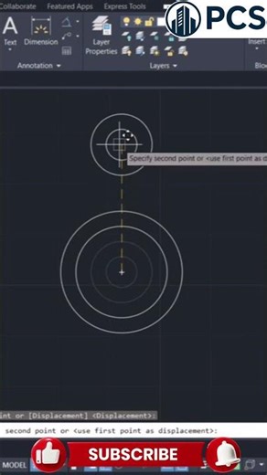 AutoCAD Exercise | Circle & Arc Based Drawing Practice #shorts