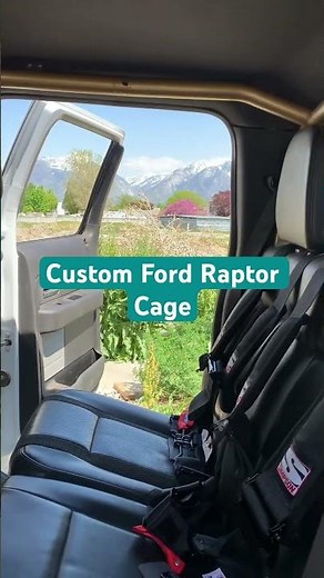 Custom Ford Raptor PreRunner Roll Cage! #offroad #fordraptor #shorts