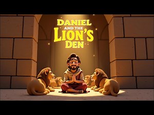 Daniel and the Lions' Den | Song for Kids 🦁 | Bible Story Songs | Learn Faith & Courage