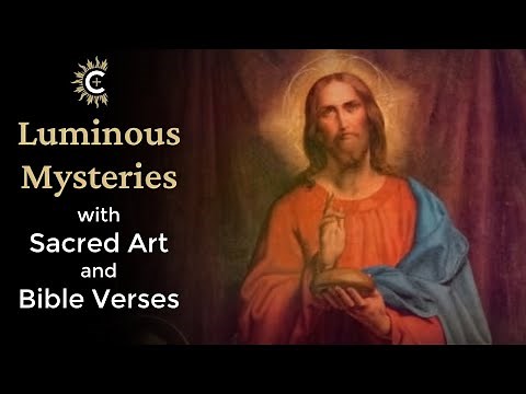 Luminous Mysteries of the Rosary with Narrated Meditations, Scripture, and Sacred Art