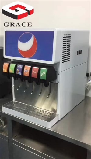 Commercial Automatic 4 Flavor Pepsi Cola Soda Fountain Premium Drink Dispenser Machine