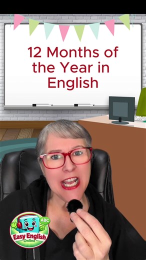 Can you pronounce all 12 months in English? #english #englishvocabulary #englishwords #englishteacher #englishlesson