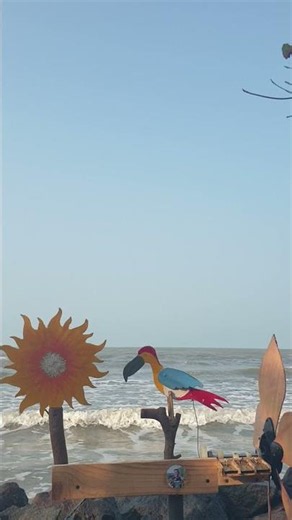 bird on the beach whirligig. #diycrafts #whirligig #birds #simplecrafts