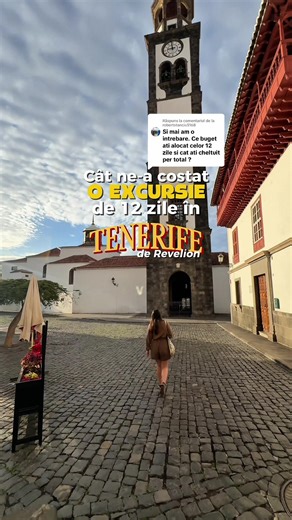 Ca răspuns pentru @robertstanciu5168 Cea mai scumpă parte la Tenerife este să ajungi acolo, din punctul meu de vedere, pentru că zborurile sunt ceva mai costisitoare. O dată ajuns, prețurile sunt la fel ca în România, uneori chiar mai mici 😅 #tenerife #spania #bugetdecalatorie #vacante #revelion