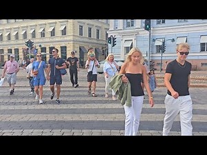 Exploring Finland's Capital Helsinki: Kluuvi Summer Walking Tour [Beautiful 4K Views]