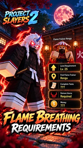 How to Get FLAME-BREATHING in Project Slayers 2 #roblox #projectslayers2 #flamebreathing