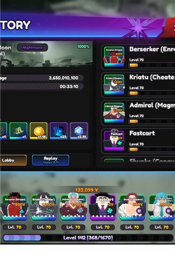 Virtual Realm Nightmare 1000% Difficulty, 4B Total Damage Kirito! #UniversalTowerDefense #VirtualRealm #Kirito #Roblox