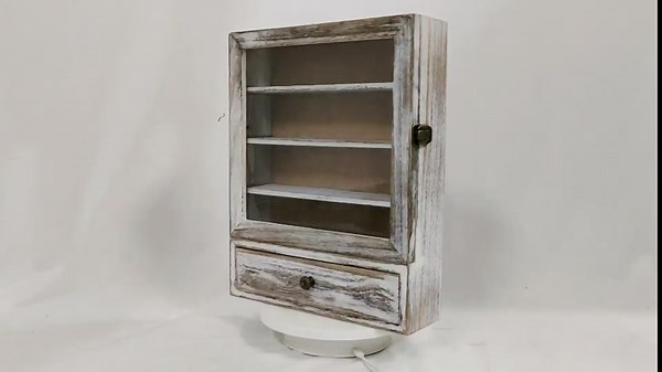 Large Shadow Boxes Frames Shadow Box with Shelves,Deep Memory Box Display Case with Movable Shelf and Drawers (Old White,11×14)