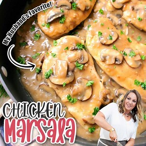 39K views · 534 reactions | Chicken Marsala is an easy chicken recipe that is even better when you make it at home! RECIPE-->https://realhousemoms.com/chicken-marsala/ | Real Housemoms | Facebook
