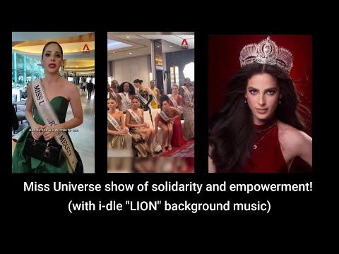 Miss Universe Incident (I-DLE "LION" Background Music cuz it fits so well)