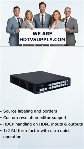 tvONE MWP-8H-1Y CORIOview 8x1080P HDMI in 1x4K HDMI out Multi Window Processor