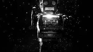 Vintage Robot Walking in Space,1950,s Stock Video - Video of clockwork, machine: 207993273