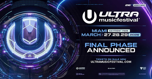 #ULTRA2026 Phase 3 Lineup