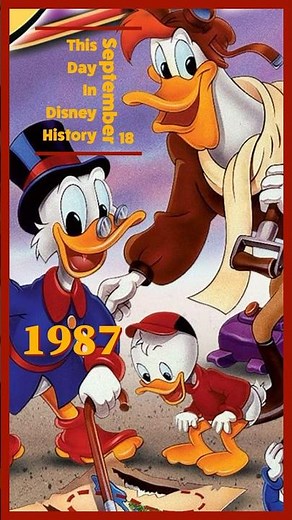 On this day in Disney history we go to 1987 and the iconic Duck Tales! 80’s cartoons at its finest!