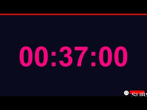 37 Minute Timer - 2220 Second Countdown Timer