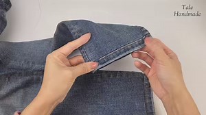 The easiest way to shorten Jeans and keep the original hem | DIY Tips Tale