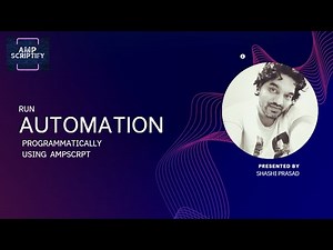 Automate with #AMPScript - Using SOAP API to Start Automations