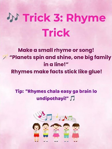 "Want your child to remember lessons faster? 🤔 5 super-fun memory tricks.🌈