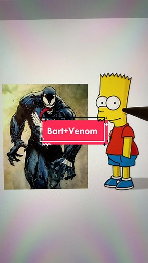Bart Simpson Meets Venom in this Unique Crossover