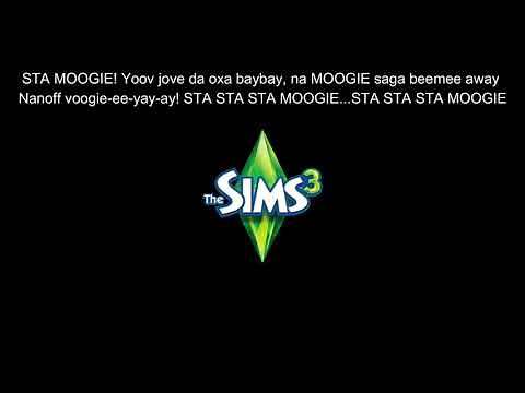 Sta Moogie by Carrie Jo Crosby (Eric Pressly) Simlish Original Song With Lyrics (The Sims 3 Pop OST)