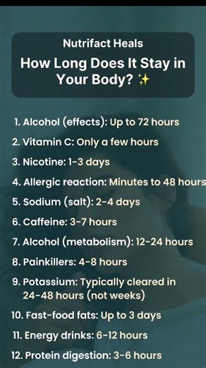 How Long Food Stays Inside #health #wellness #usa #shorts