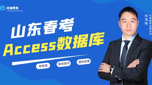 【山东春考】Access数据库理论知识《考点分析与题解》（新授课）
