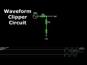 Waveform Clipper - Diode Clipper - Diode Limiter - Clipper Circuit - Circuit Simulator [US]