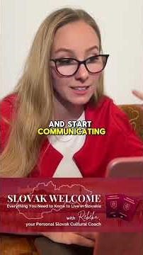 Slovak Welcome Program with Rebeka - Your Slovak Cultural Coach