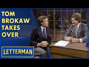 Tom Brokaw Anchors The Nightly News | Letterman