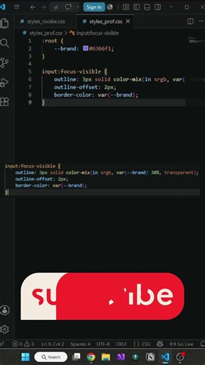 CSS Tips: More Modern Website! #coding #css #html #codingtips #vscodetips #trending