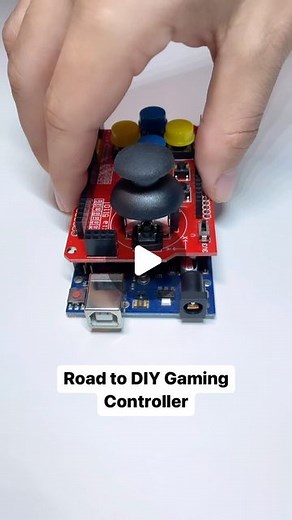 arduiNote on Instagram: "Selfmade PS4 gaming controller made by Arduino #arduino #diy #arcade #electrician #electronics #hardware"