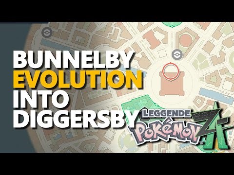Bunnelby evolution into Diggersby Pokemon Legends Z-A