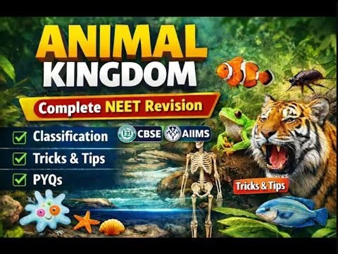 CLASS 11 BIOLOGY (ANIMAL KINGDOM_04) BY AAFRIN MA'AM FOR CLASS 11th, 12th PASSOUT, NEET, AIIMS.