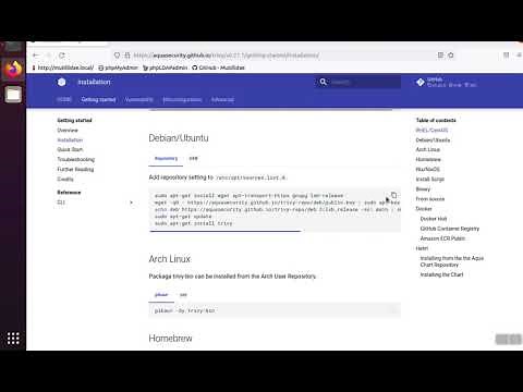 Install Trivy on Ubuntu (Debian)