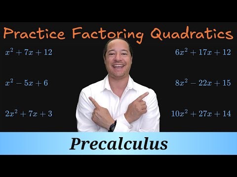 Precalc 1.3.8p1 - Practice Factoring Quadratic Expressions
