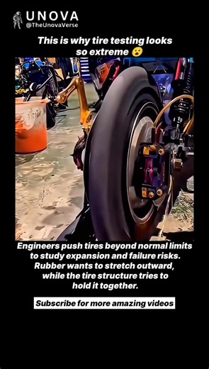 This Is What Speed Does to a Tire 😳🏎️