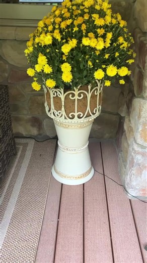 Here is a daytime tour of my front porch decorated for Fall 2025. | The Crafty Decorator