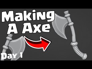 How To Model A Axe In Blender