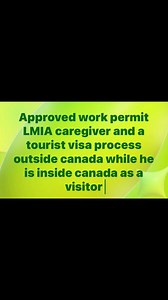 47K views · 485 reactions | Brought her 4 siblings in Canada she use to be alone then one day I stopped by the car while walking and I said “ I’m a consultant “ Approved work permit LMIA caregiver and a tourist visa process outside canada while he is inside canada as a visitor | Norilyn Sarma | Facebook