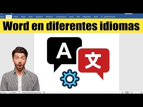 CÓMO CAMBIAR EL IDIOMA DE WORD 💻PONERLO EN ESPAÑOL U OTRO IDIOMA