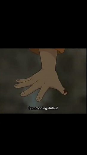 Naruto did first time summoning jutsu