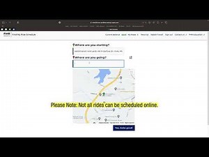 Travel Training: FindMyRide Schedule