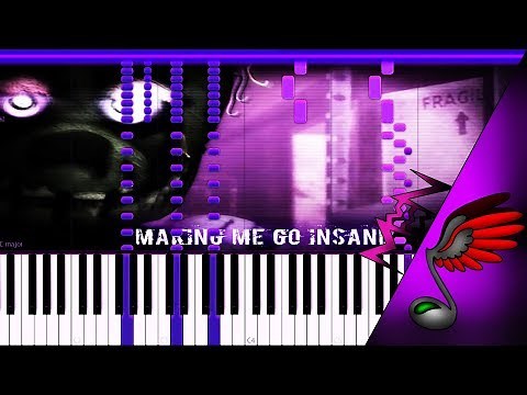 DaGames - I'm The Purple Guy [Solo Piano Tutorial by Danvol] - Synthesia HD