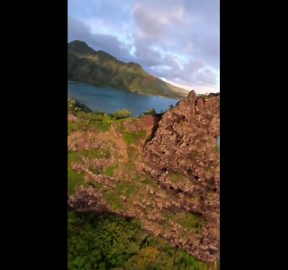 Base jumping in Hawaii