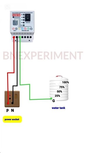 how to install automatic water level controller #shorts #viral #shortsfeed #bnexperiment