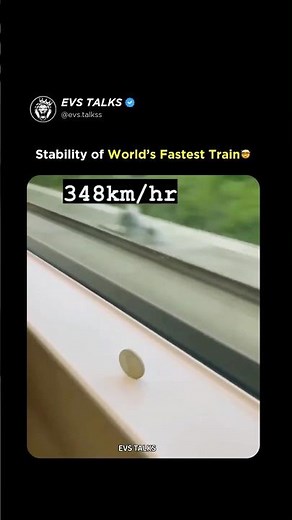 Stability of the World’s Fastest Train 🚄💨 | 348 km/h