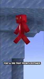 Creating icicles with blue glass in Minecraft