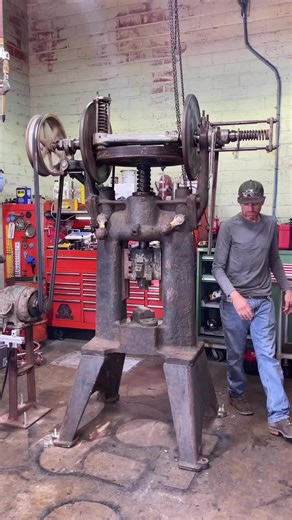 70 Ton Friction Press Restoration Process
