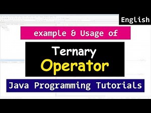 Mind Luster - Learn Ternary Opeartor in Java Programming Video Tutorials For Beginners